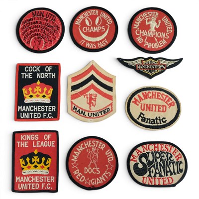Lot 595 - A group of ten Manchester United Football Club...