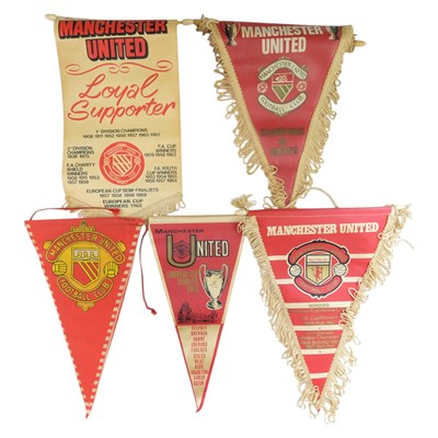 Lot 598 - Five Manchester United Football Club...