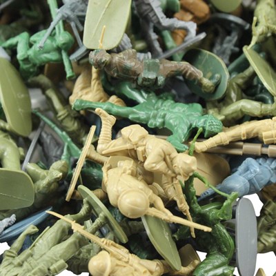 Lot 696 - A large group of late 20th Century plastic toy...