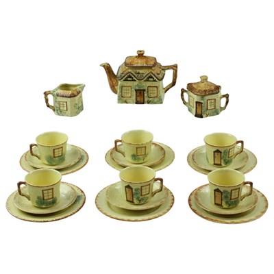 Lot 972 - A Keele St Pottery Co cottage ware tea set