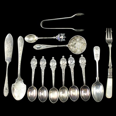 Lot 1195 - An early 20th Century London silver souvenir...
