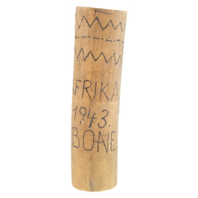 Lot 190 - A German Third Reich Afrikakorps "trench art"...