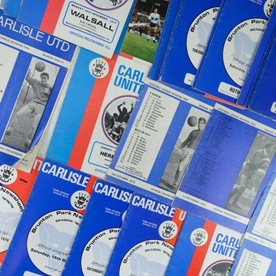 Lot 613 - 1970s and later Carlisle United FC football...