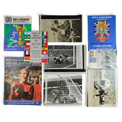 Lot 619 - 1966 World Cup publications, including...