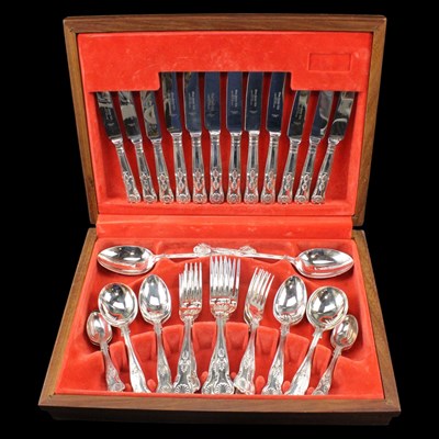 Lot 1191 - An Eben Parker of Sheffield canteen of Kings...