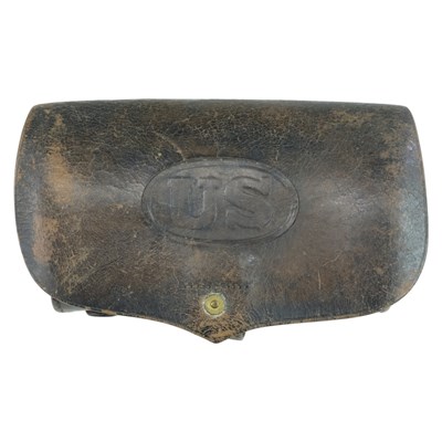 Lot 223 - A US Army M1874 McKeever Pattern leather...