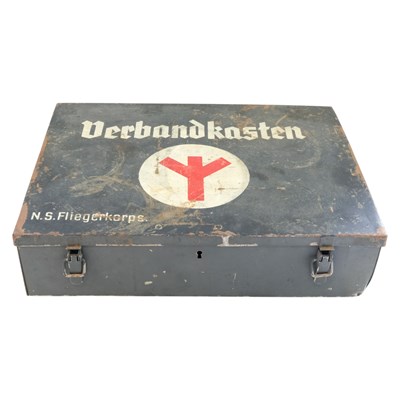 Lot 191 - A German Third Reich NSFK vehicle first aid...