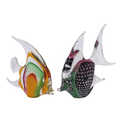Lot 1055 - Two near-contemporary Svaja studio art glass...