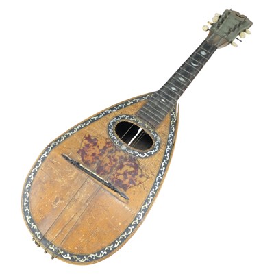 Lot 689 - An early 20th Century Italian mandolin, 62 cm,...