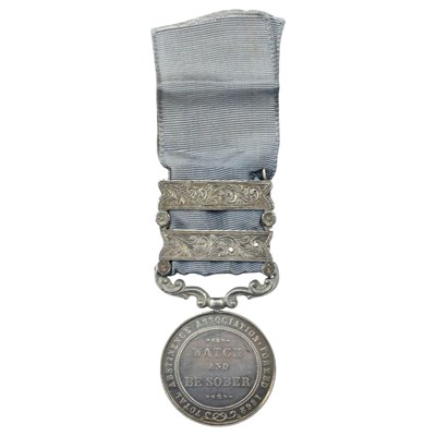 Lot 523 - A Victorian Total Abstinence Medal, India,...