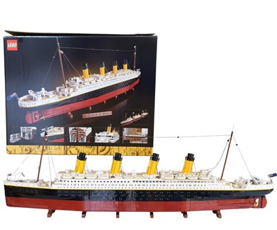 Lot 710 - A LEGO 10294 RMS Titanic set, with box