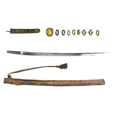 Lot 240 - An Imperial Japanese Army officer's Shin Gunto...