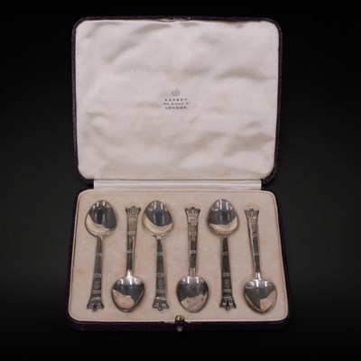 Lot 1179 - A set of 1937 Asprey George VI coronation...