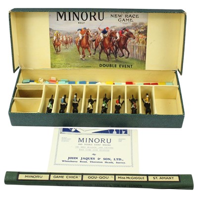 Lot 766 - A boxed "Minoru The New Race Game", by John...