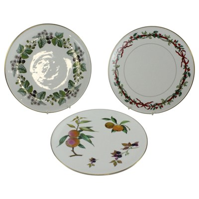 Lot 942 - Royal Worcester "Holly Ribbons", "Arden" and...