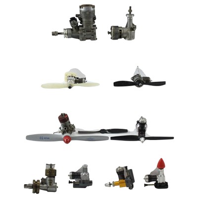 Lot 697 - A quantity of vintage glow plug model aircraft...