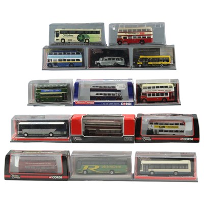Lot 753 - A group of Corgi Original Omnibus diecast toy...