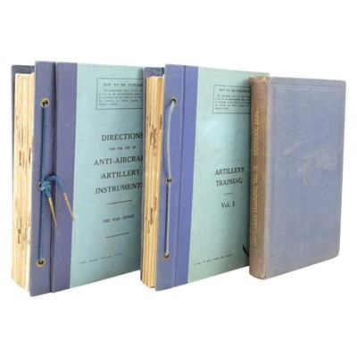Lot 311 - British Army Artillery manuals, comprising...