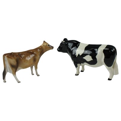 Lot 1014 - A John Beswick Jersey cow, model...