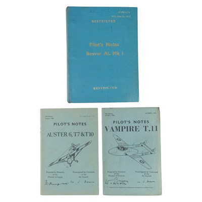 Lot 325 - [RAF] "Pilot's Notes" on the Auster 6, T7 &...