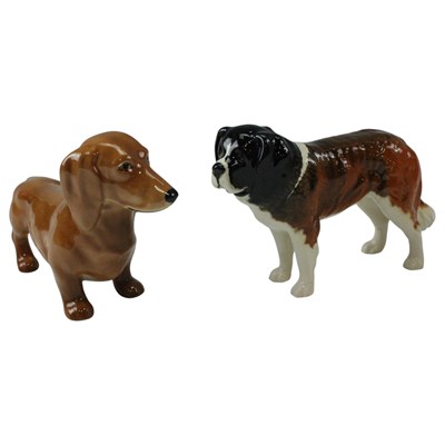 Lot 1018 - A Beswick "Corna Garth Stroller" St Bernard,...