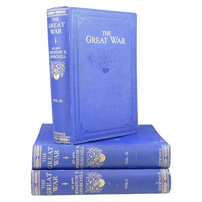 Lot 326 - Churchill, "The Great War", Newnes, 3 vols