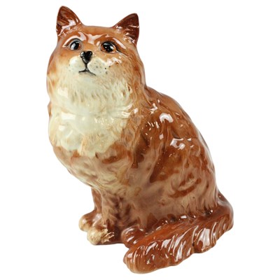 Lot 1023 - A Beswick ginger Persian cat, model 1867, 20.5 cm
