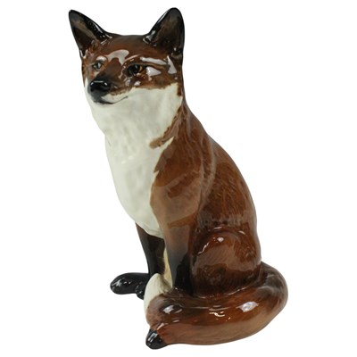 Lot 1027 - A Beswick "Fireside" fox, model 2348, 31 cm