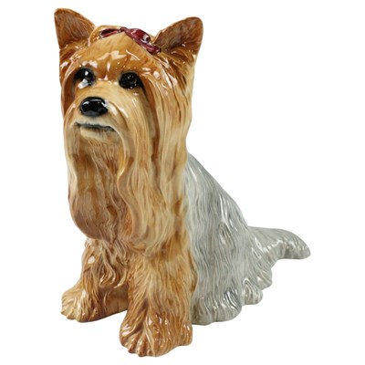 Lot 1029 - A Beswick "Fireside" Yorkshire terrier, model...