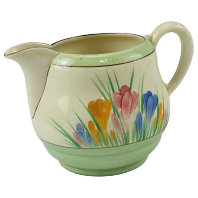 Lot 962 - A Clarice Cliff crocus pattern jug, 12 cm