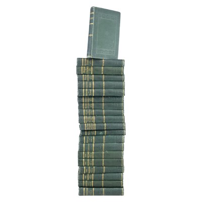 Lot 338 - The Works of William Thackery, 20 vols, Smith,...