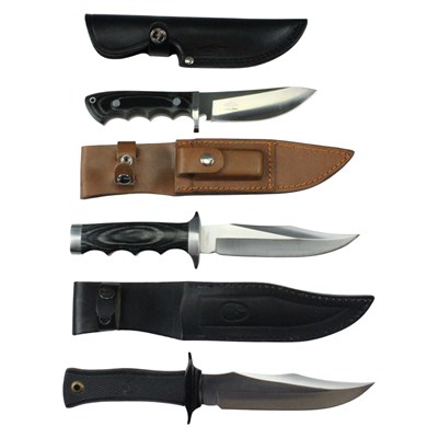 Lot 563 - Magnum and Muela Mirage Bowie knives,...