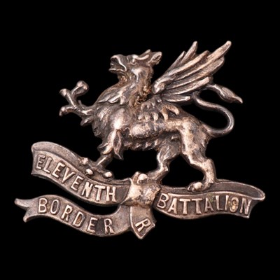 Lot 67 - A 1914 silver 11th (Lonsdale) Battalion Border...