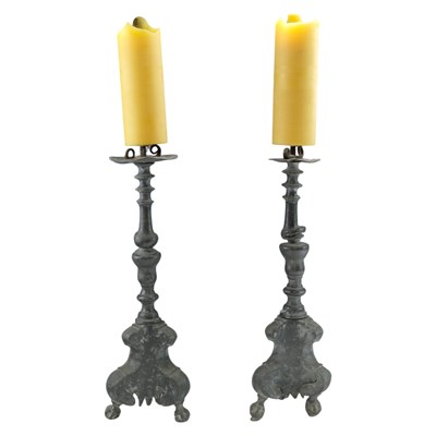Lot 855 - A pair of large old reproduction 17th Century...