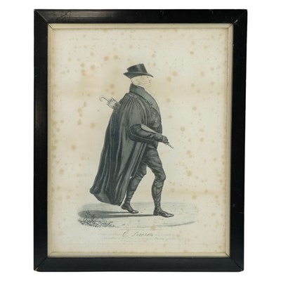 Lot 1395 - A 19th Century full length portrait engraving...