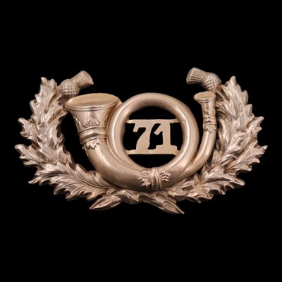 Lot 103 - A Victorian 71st (Highland) Regiment of Foot...
