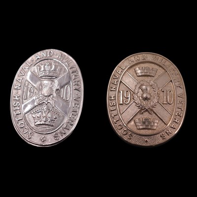 Lot 113 - Two Scottish Naval and Military Veterans...