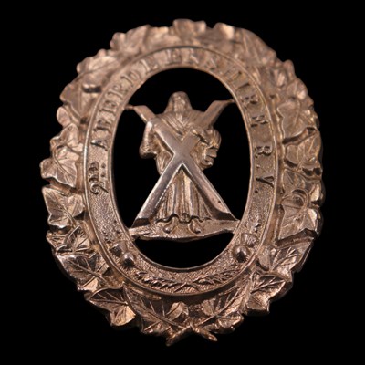 Lot 116 - A 2nd Aberdeenshire Rifle Volunteers Glengarry...