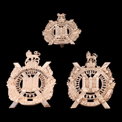 Lot 122 - Three King's Own Scottish Borderers officers'...