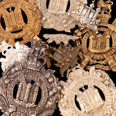 Lot 123 - A group of King's Own Scottish Borderers...
