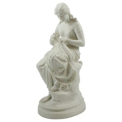 Lot 917 - In the manner of J & T Bevington, a Parian...