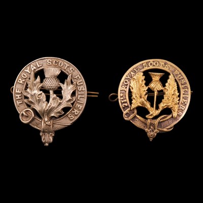 Lot 127 - Two 2nd Battalion Royal Scots Fusiliers pipers'...