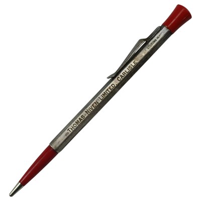 Lot 494 - A mid 20th Century silver propelling pencil,...