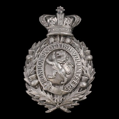 Lot 135 - A Victorian London Scottish Volunteers pouch...