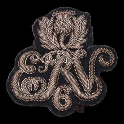 Lot 138 - A 6th Edinburgh Rifle Volunteers bullion...