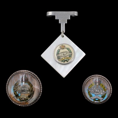 Lot 158 - Three Royal Tank Corps / Regiment celluloid...