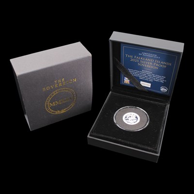 Lot 430 - A Tower Mint Falkland Islands 2025 silver...