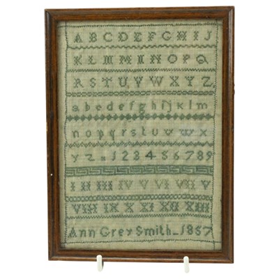 Lot 791 - A small Victorian alphabet and Roman numeral...