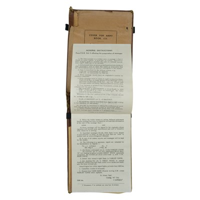 Lot 203 - A Second World War British Army Field Message...
