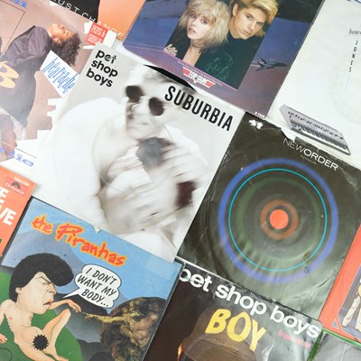 Lot 669 - A group of 45 rpm vinyl record singles,...